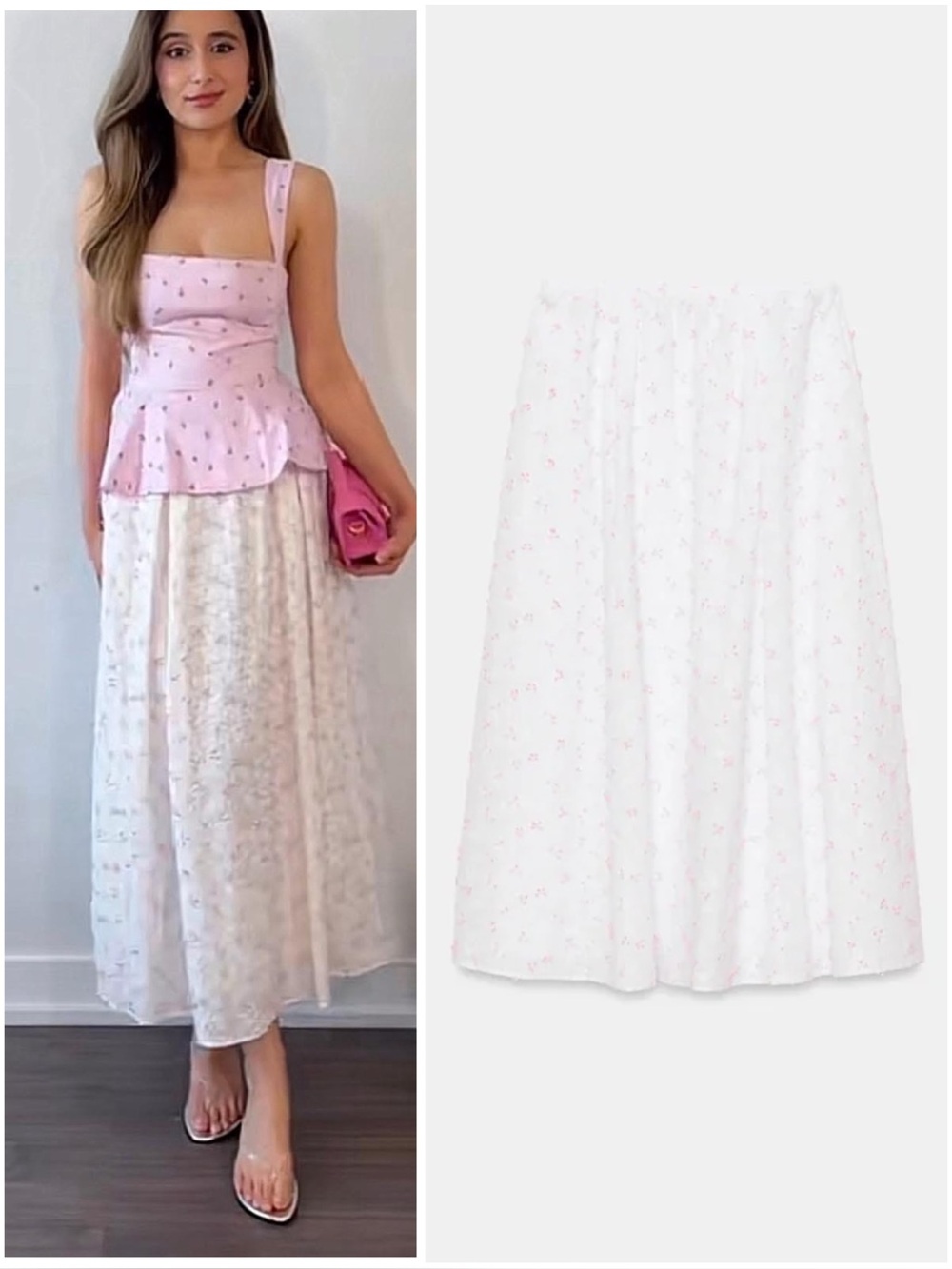 ZARA Structured Skirt New